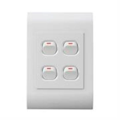 Picture of Lesco Pipelli 4 Lever 1 Way Flush Switch