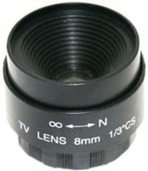 Picture of Securnix Lens 8MM Fixed IRIS, Retail Box , No Warranty