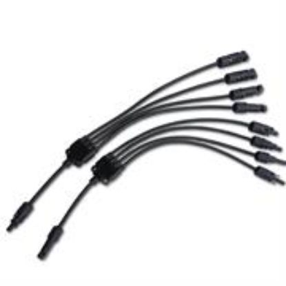 Picture of Solarix Y Connector 4 Way To 1 Way Solar Panel Combiner Cable Set