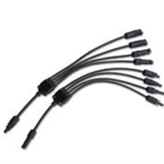 Picture of Solarix Y Connector 4 Way To 1 Way Solar Panel Combiner Cable Set