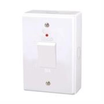 Picture of Lesco 2 Pole Surface Isolator Switch Vertical with LED