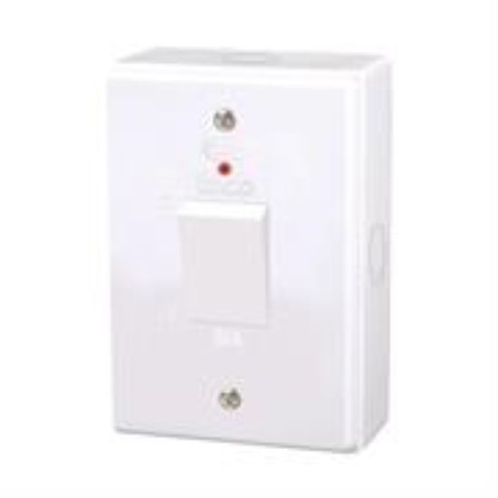Picture of Lesco 2 Pole Surface Isolator Switch Vertical with LED