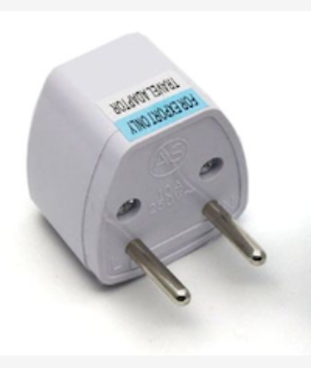 Picture of UniQue Travel Adapter Two Pin Male Schuko Plug