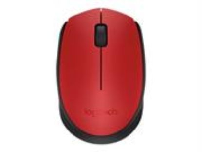 Picture of Logitech M171  Optical Wireless Mouse Red