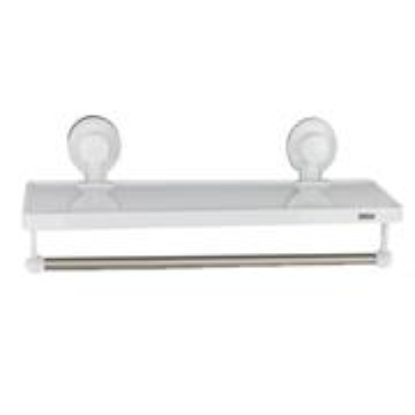 Picture of Bathlux Shelf With Handtowel Rack With Suction Cup