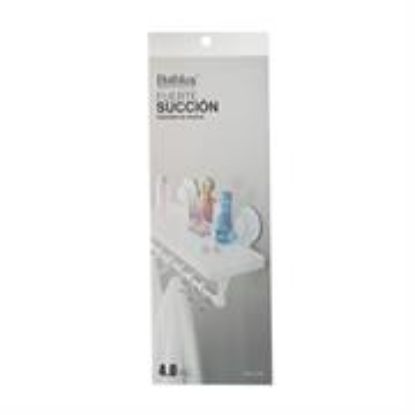 Picture of Bathlux Shelf with Hanging Rack and Suction Cup