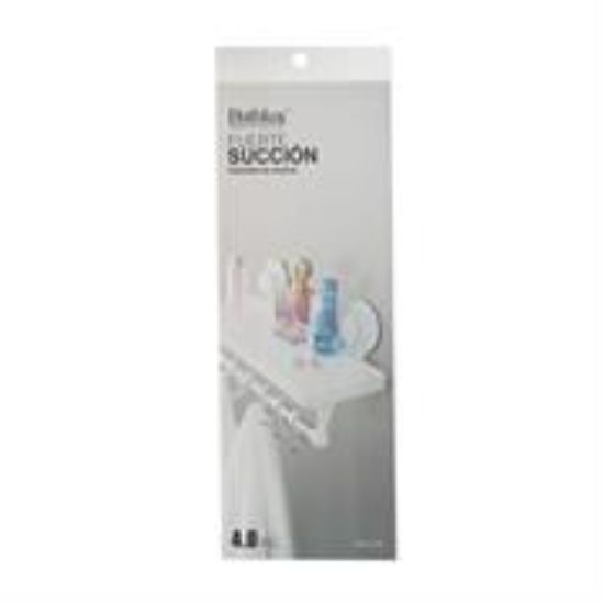 Picture of Bathlux Shelf with Hanging Rack and Suction Cup