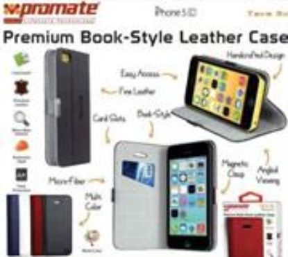 Picture of Promate White Tava 5C Book-Style Flip Case