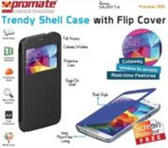 Picture of Promate Fenes S5 Bookcover with window Colour:Black