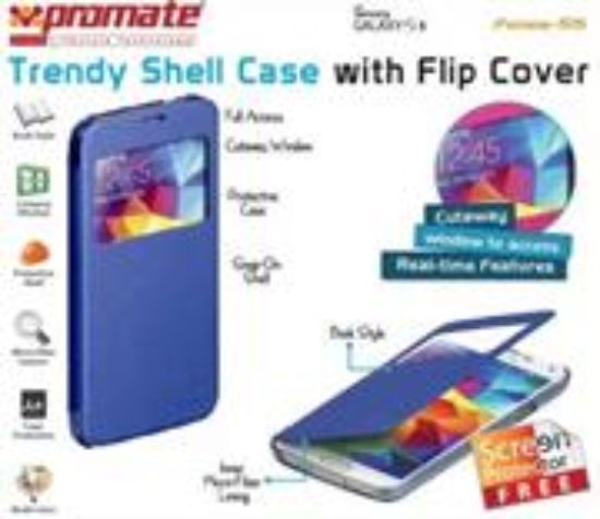 Picture of Promate Fenes S5 Bookcover with window Colour:Blue
