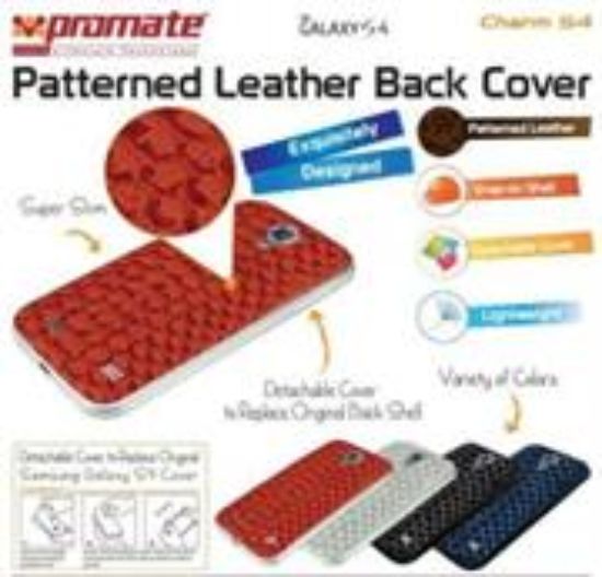 Picture of Promate Maroon  Charm.S4 Premium Leather Back Cover
