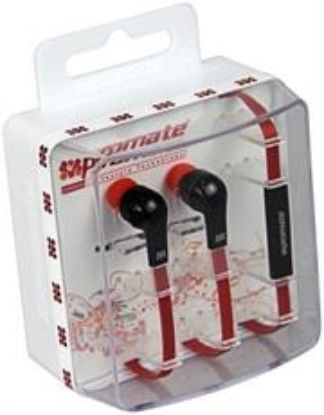 Picture of Promate Red Aurus Universal Handsfree Stereo earphone