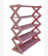 Picture of Nordic Wind Cross 5 Tier 15 Shoe Rack Pink