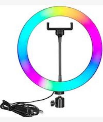 Picture of Nesty 12 Inch  Multipurpose USB Powered Selfie RGB LED Ring