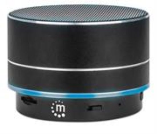 Picture of Manhattan Black Metallic LED Bluetooth Speaker