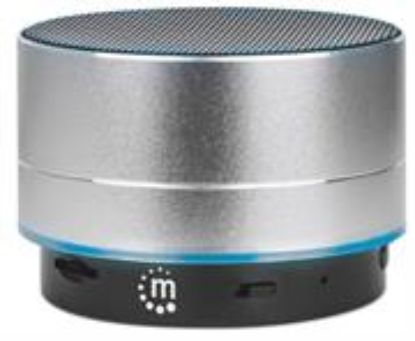 Picture of Manhattan Silver Metallic LED Bluetooth Speaker