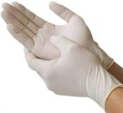 Picture of Casey ExamPro Powder Free Latex Disposable Gloves Box of