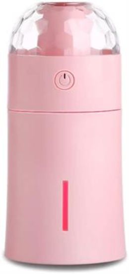 Picture of CaseyMagic Pink Led Light 175ml USB Humidifier Air Purifier Mist
