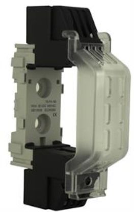 Picture of Solarix NT00 Rail Mount 1 Pole 160A Single Unit DC Fuse Holder