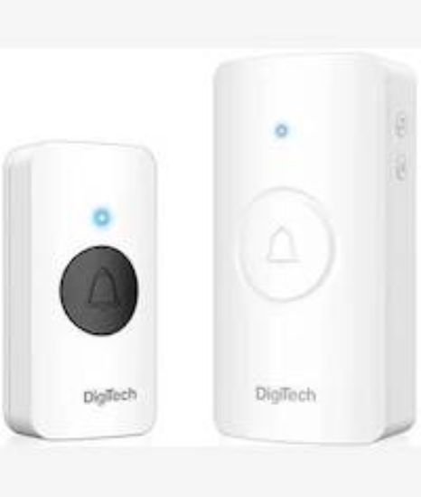 Picture of Digitech 100 Metres Wireless Doorbell White