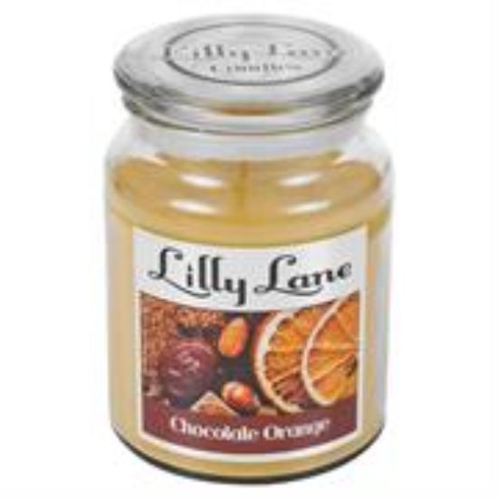 Picture of Lilly Lane Chocolate Orange Scented Candle Large Lidded