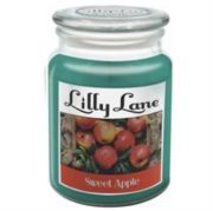 Picture of Lilly Lane Sweet Apple Scented Candle Large Lidded Mason