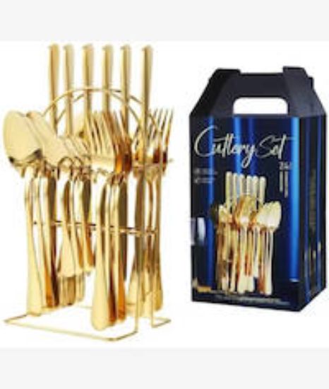 Picture of Casey Everyealth Stainless Steel Cutlery 24 Piece Set
