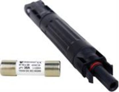 Picture of Solarix MC4 PV Inline Fuse Holder 1000VDC with Fuse 30A