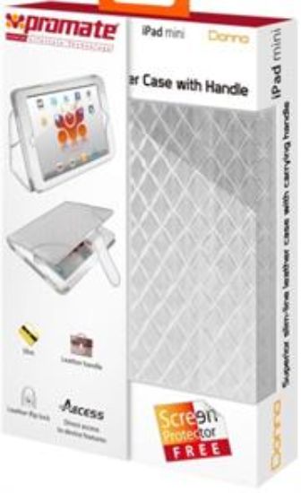 Picture of Promate White Donna Slim line leather case