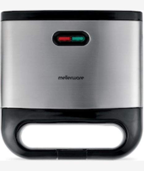 Picture of Mellerware 800W 2 Slice Non-Stick Black Sandwich Maker