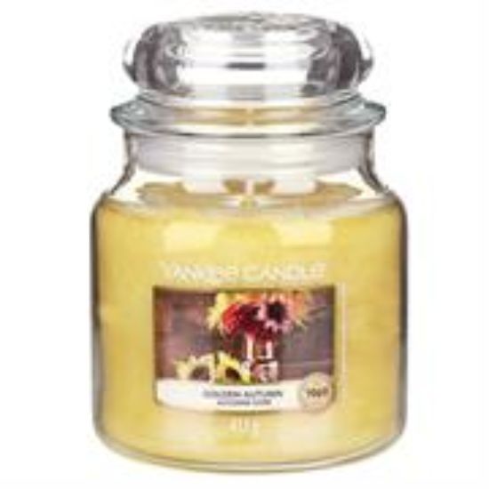 Picture of Yankee Candle Golden Autumn Medium Jar Retail Box No