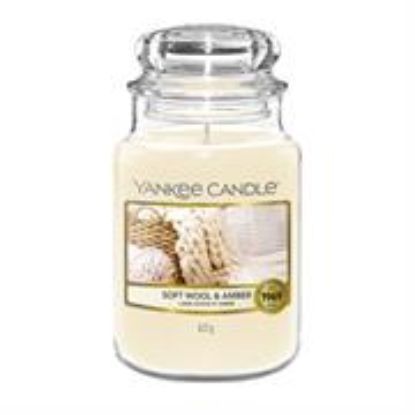 Picture of Yankee Candle Soft Wool & Amber Large Jar Retail Box No