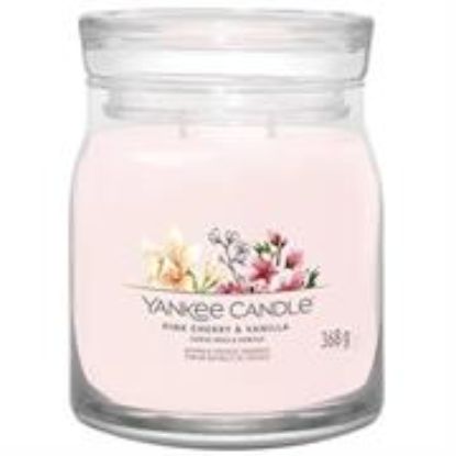 Picture of Yankee Candle Signature Collection Pink Cherry Vanilla Medium Jar