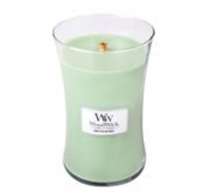 Picture of Woodwick White Willow Moss Large Candle  jar