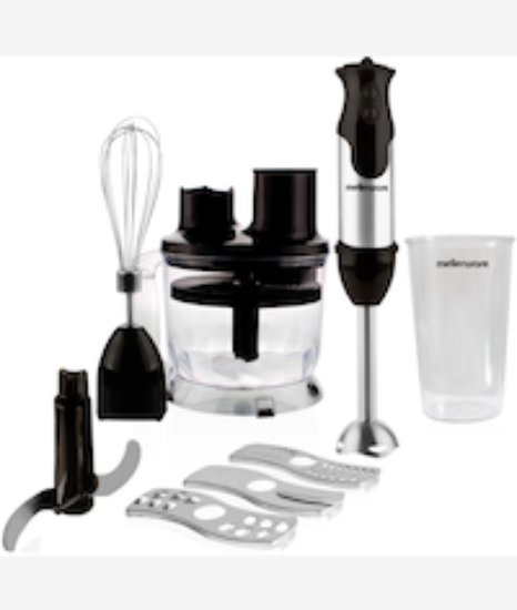 Picture of Mellerware 800W Stainless Steel Stick Blender With Attachments