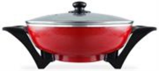 Picture of Mellerware 1500w Aluminium Red Electric Bangkok Wok