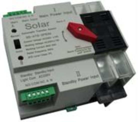 Picture of Solarix Dual Power ATS 63A 2 Pole Automatic Change Over Switch Kit