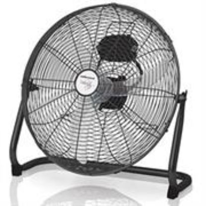 Picture of Mellerware Steel Black Hi Velocity 40cm 3 Speed Floor Fan