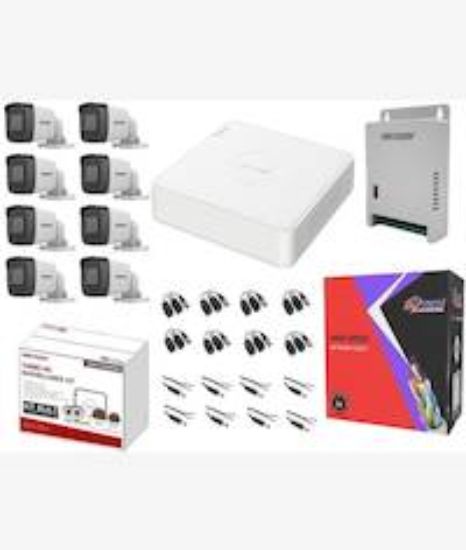 Picture of Hikvision 8 Channel DVR 2MP Camera 100M Cat6 Cable CCTV Kit