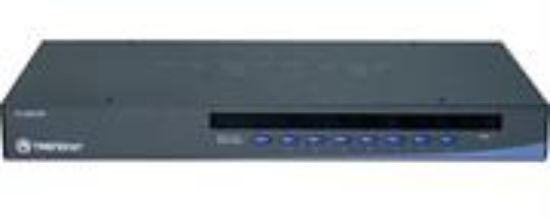 Picture of TrendNet 8 Port Stackable Rack Mount KVM Switch with On