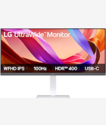 Picture of LG UltraWide 34 Inch IPS FHD White Monitor