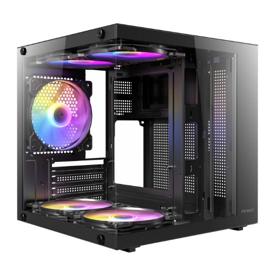 Picture of Antec VCX10M ARGB Micro-ATX | ITX Mini-Tower Gaming Chassis - Black