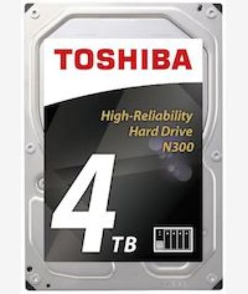 Picture of Toshiba 4TB N300 SATA III 3.5 Inch Hard Drive