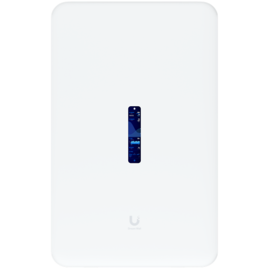 Picture of UBIQUITI Ubiquiti UDW Dream Wall all-in-one internet gateway, WiFi access point, UniFi Console with an abundance of PoE ports, Integrated Enterprise WiFi6 (4x4 MIMO), 3.5+ Gbps routing, 1) 10G SFP+, (17) GbE RJ45 LAN ports including (4) PoE++, (4) PoE+