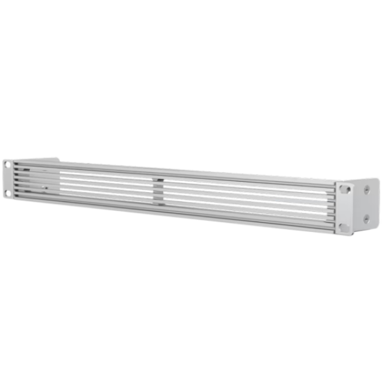 Picture of UBIQUITI Ubiquiti Rack Mount OCD Panels UACC-Rack-Panel-Vented-1U Standalone insert that can be easily installed into an existing network equipment rack to create a clean, uniform aesthetic, 1U