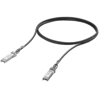 Picture of UBIQUITI Ubiquiti cable UACC-DAC-SFP10-1M SFP+ direct attach cable available in multiple lengths.