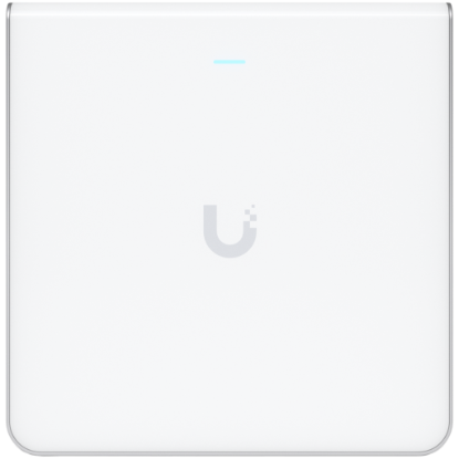 Picture of UBIQUITI UBIQUITI U6 Enterprise In-Wall, 10 spatial streams, 115 m² (1,250 ft²) coverage, 600+ connected devices, Powered using PoE+/PoE++, (4) GbE ports with (1) PoE output, 2.5 GbE uplink.