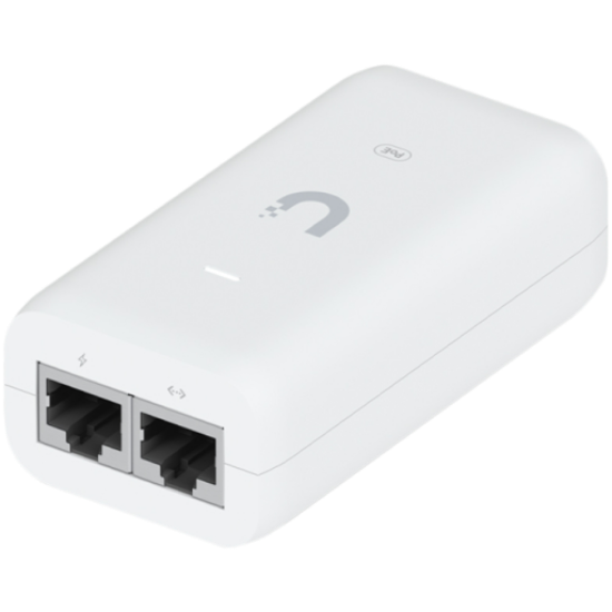Picture of UBIQUITI U-POE is designed to power 802.3af PoE devices. U-POE-AF delivers up to 15W of PoE that can be used to power U6-Lite-EU and other 802.3af devices, while also protecting against electrical surges (ESD)