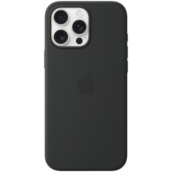 Picture of APPLE iPhone 16 Pro Max Silicone Case with MagSafe - Black,Model A3316