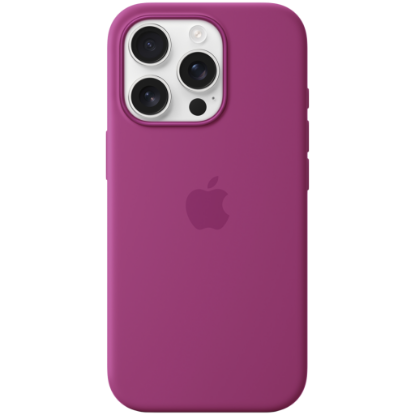Picture of APPLE iPhone 16 Pro Silicone Case with MagSafe - Fuchsia,Model A3315